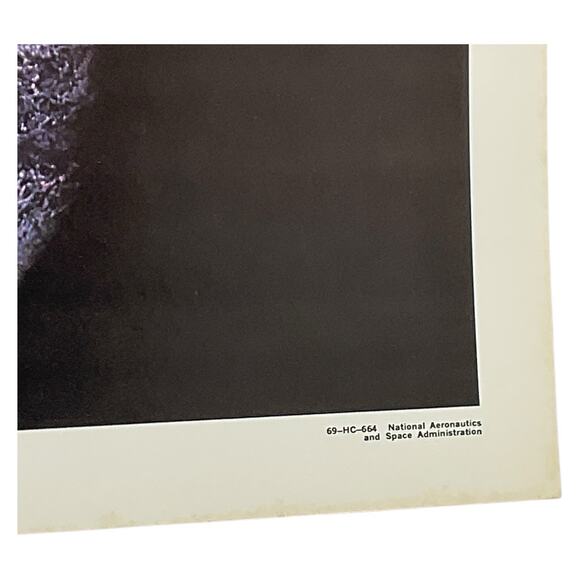 Vintage Apollo 11 Earth Photo NASA 1969 Space Exploration Print - Picture 4 of 5